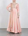 Pink Kalidar Anarkali Set