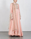 Pink Kalidar Anarkali Set