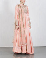 Pink Kalidar Anarkali Set