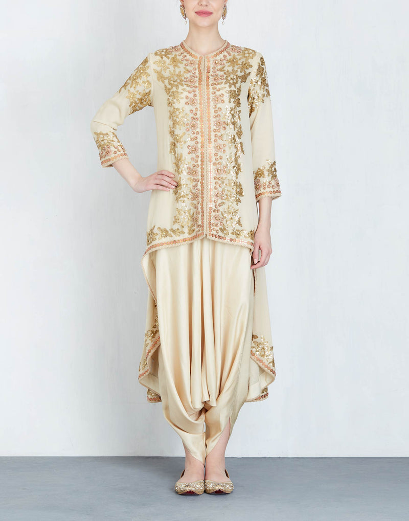 Ivory Jacket and Pants Set