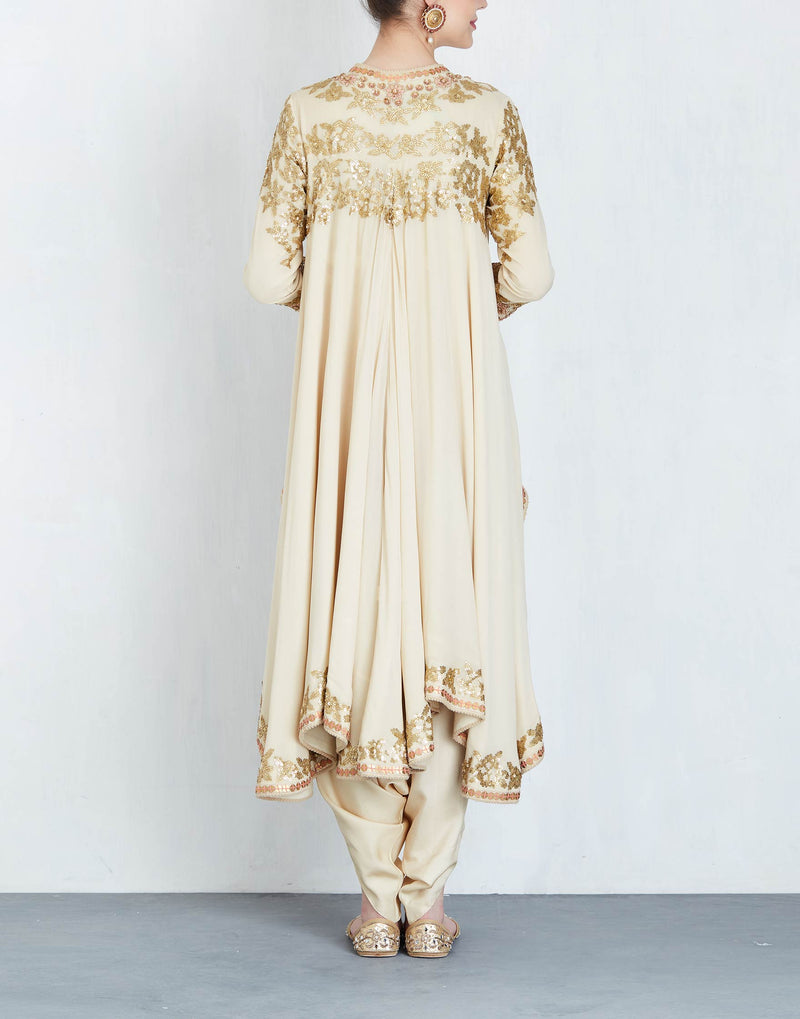 Ivory Jacket and Pants Set