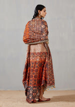 Noor Cowl Dress With A Dupatta