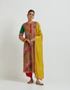 Multi Coloured Printed Kurta Set