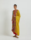 Multi Coloured Printed Kurta Set