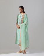 Pale Blue Silk Kurta Set with a Dupatta